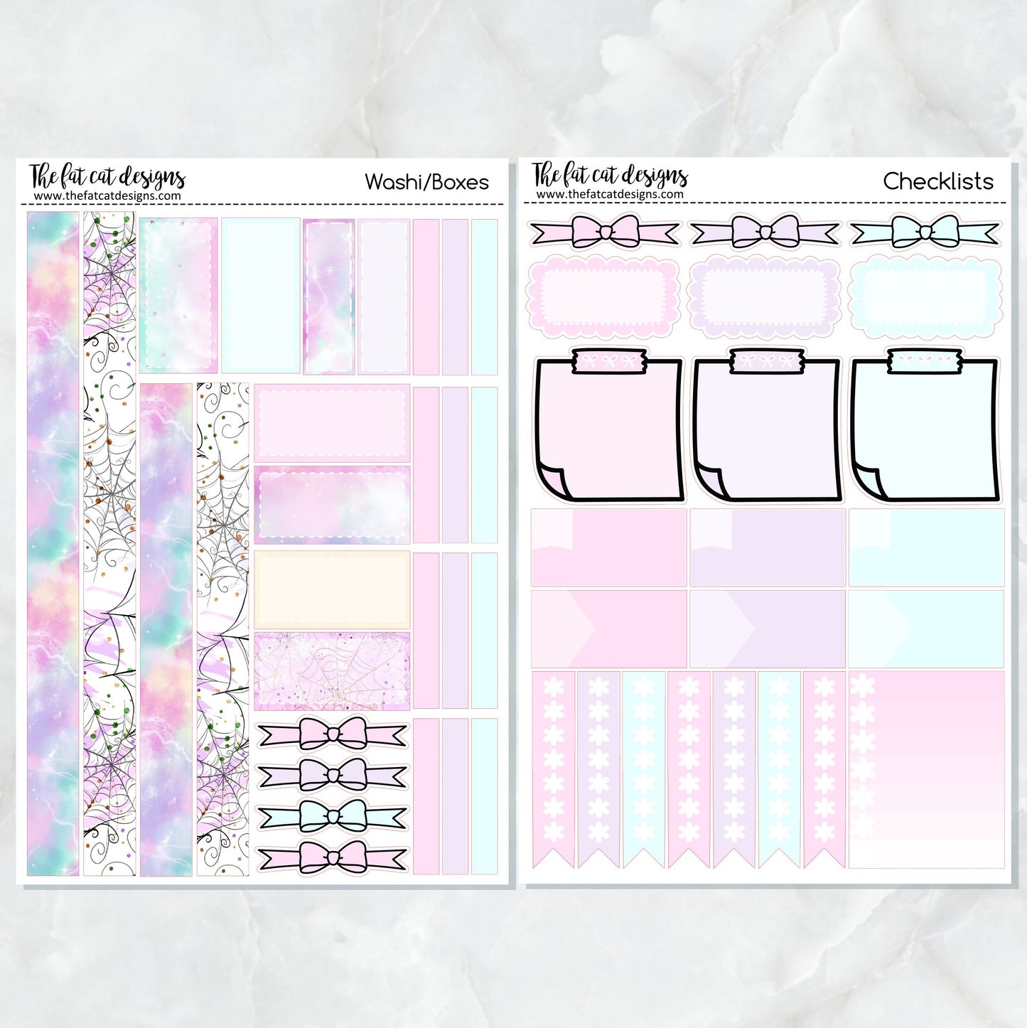 Hello Halloween Kitty Planner Stickers Standard Weekly Kit