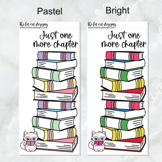 Hobonichi PrintPression Weeks Book Tracker Full Page Planner Sticker Sheet