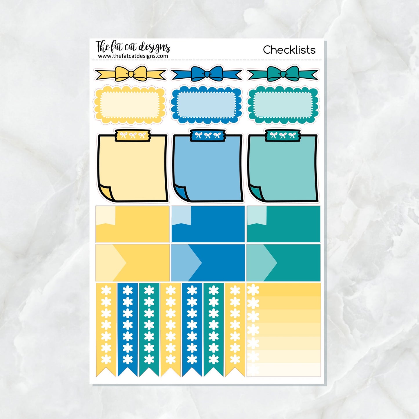 Back to School with Flora Lily and Bud Planner Stickers Standard Weekly Kit