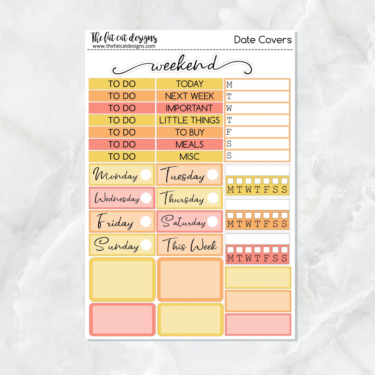 Bee Garden Planner Stickers Standard Weekly Kit