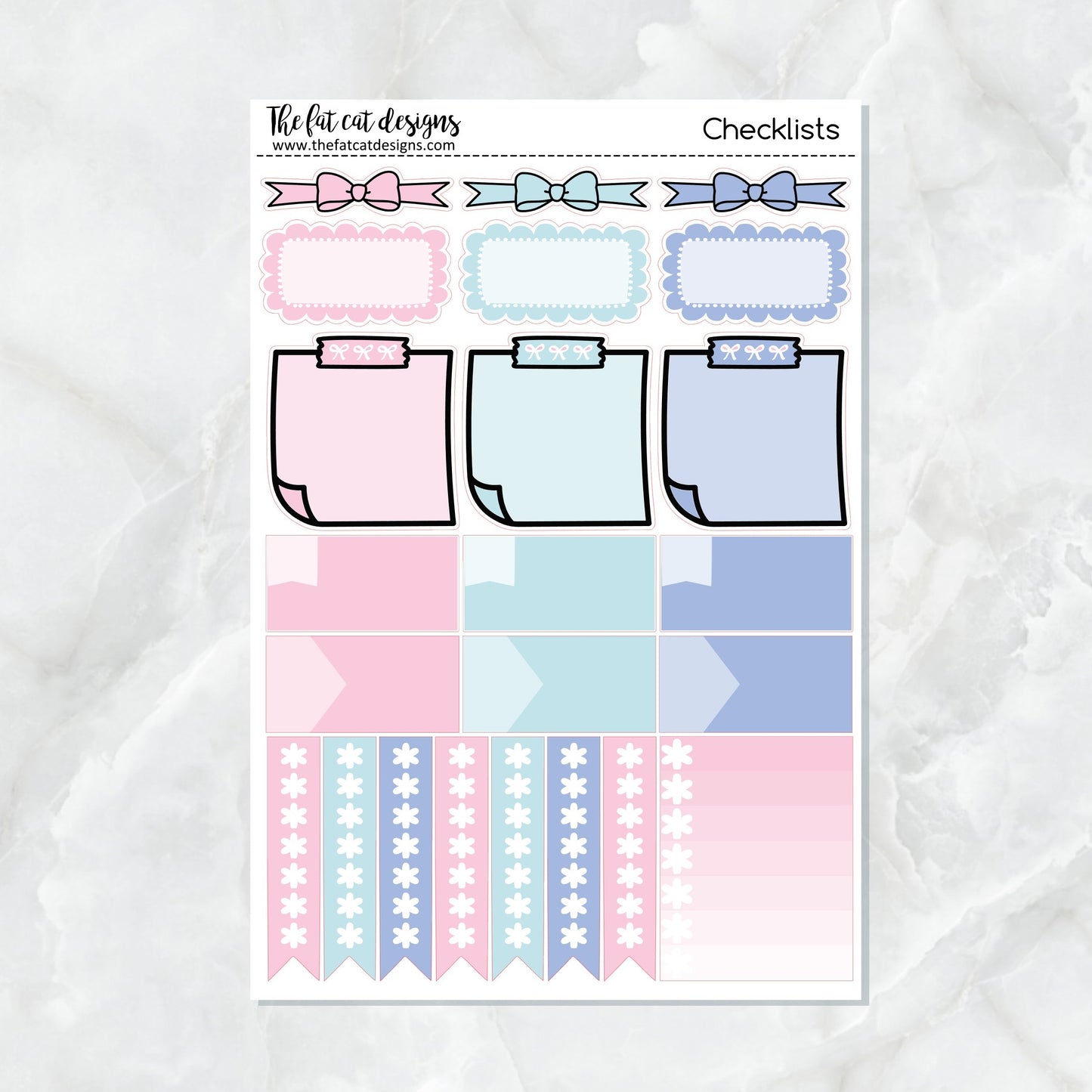 Flora's Birthday Bash Planner Stickers Standard Weekly Kit