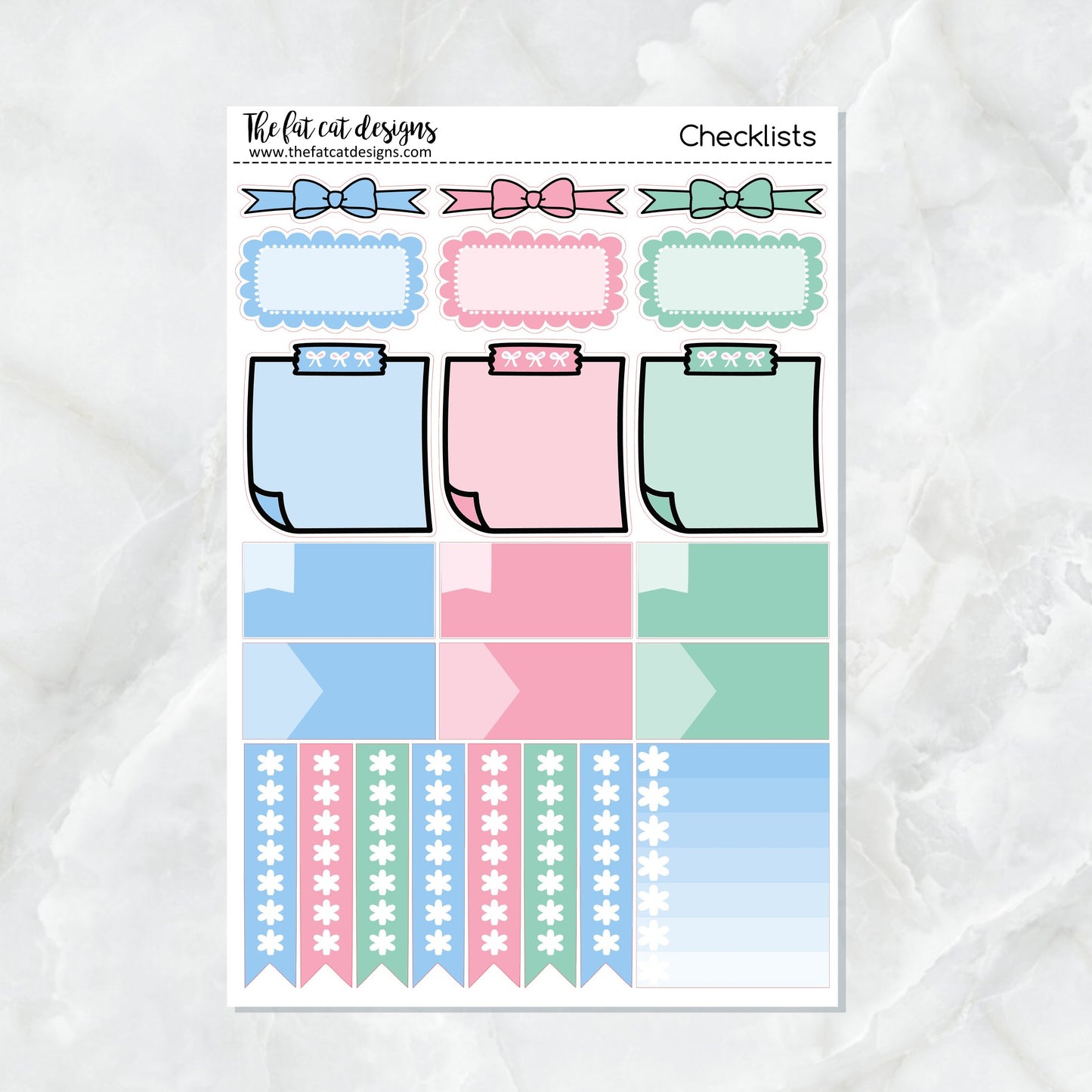 Easter Fun with Flora, Lily and Bud Planner Stickers Standard Weekly Kit