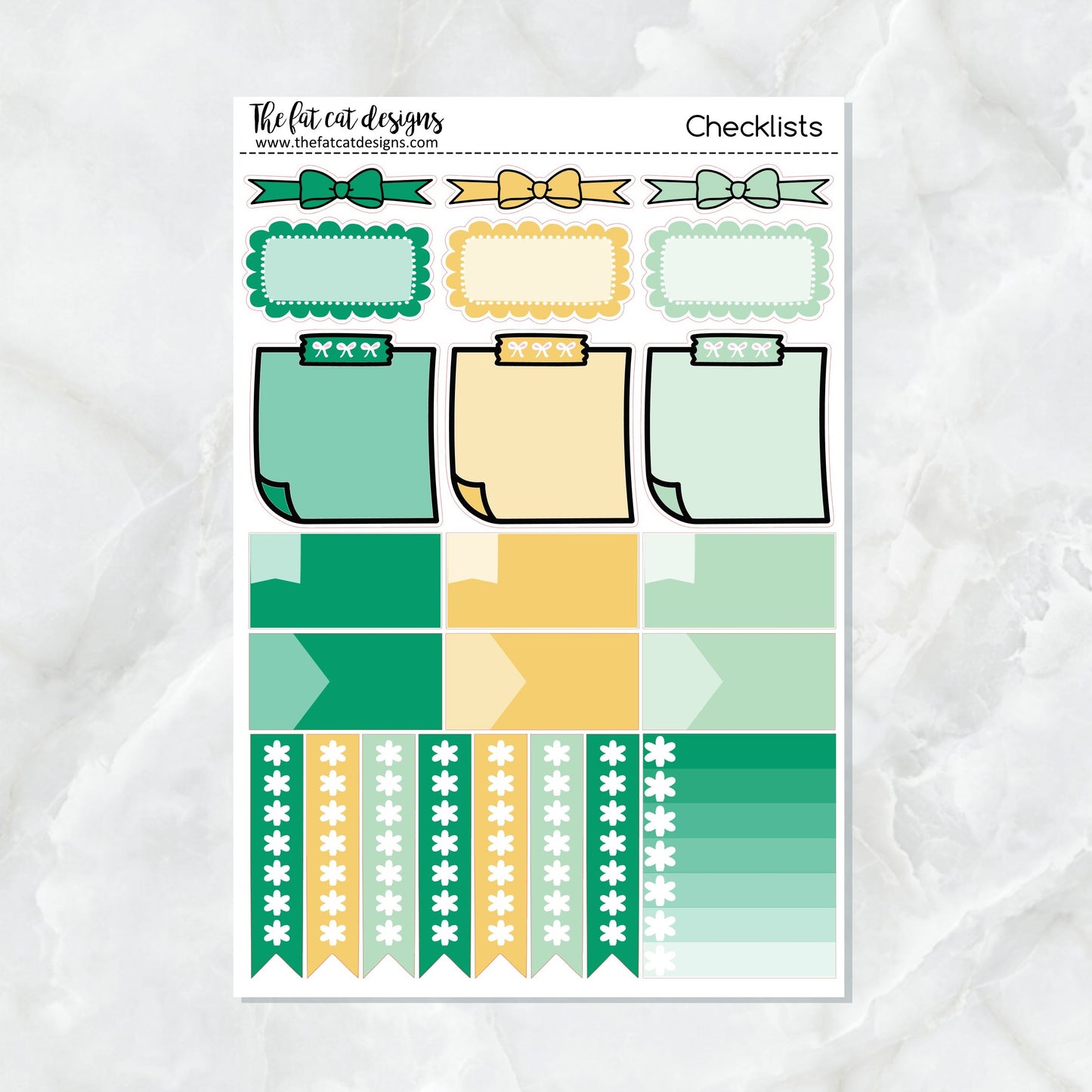 Feeling Lucky St Patrick's Day Planner Stickers Standard Weekly Kit
