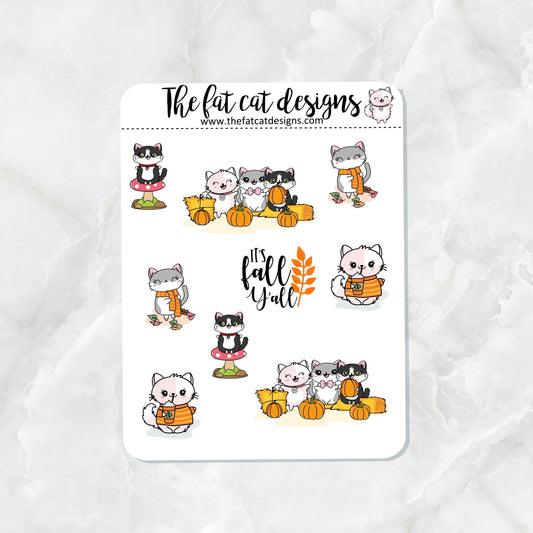 Flora Lily and Bud Fall Fun Variety Deco Mini Sticker Sheet