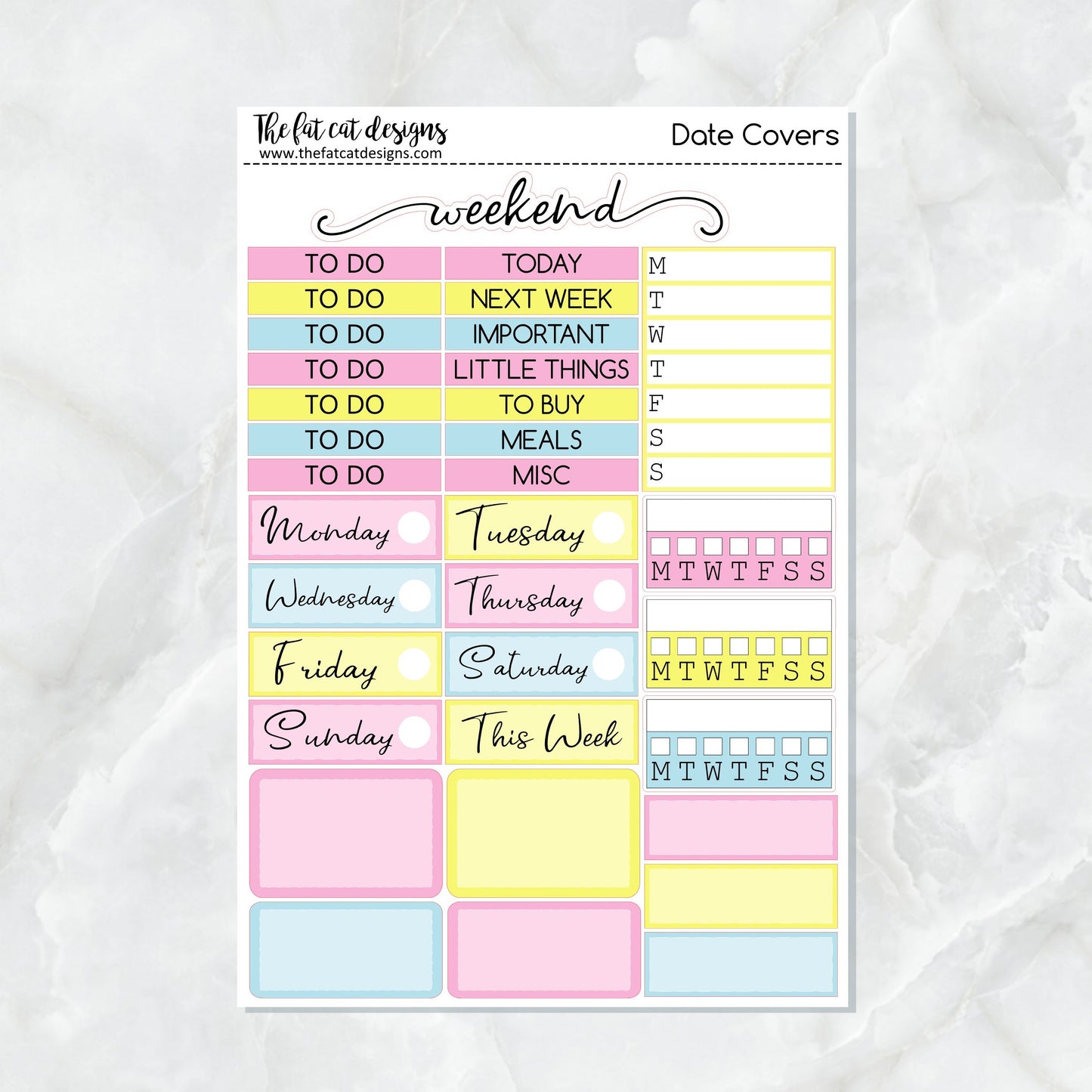 Hello Kitty Planner Stickers Standard Weekly Kit
