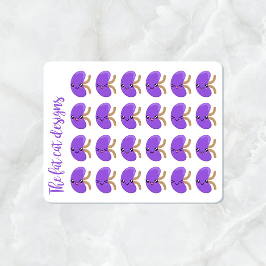 Happy Kidneys Planner Stickers