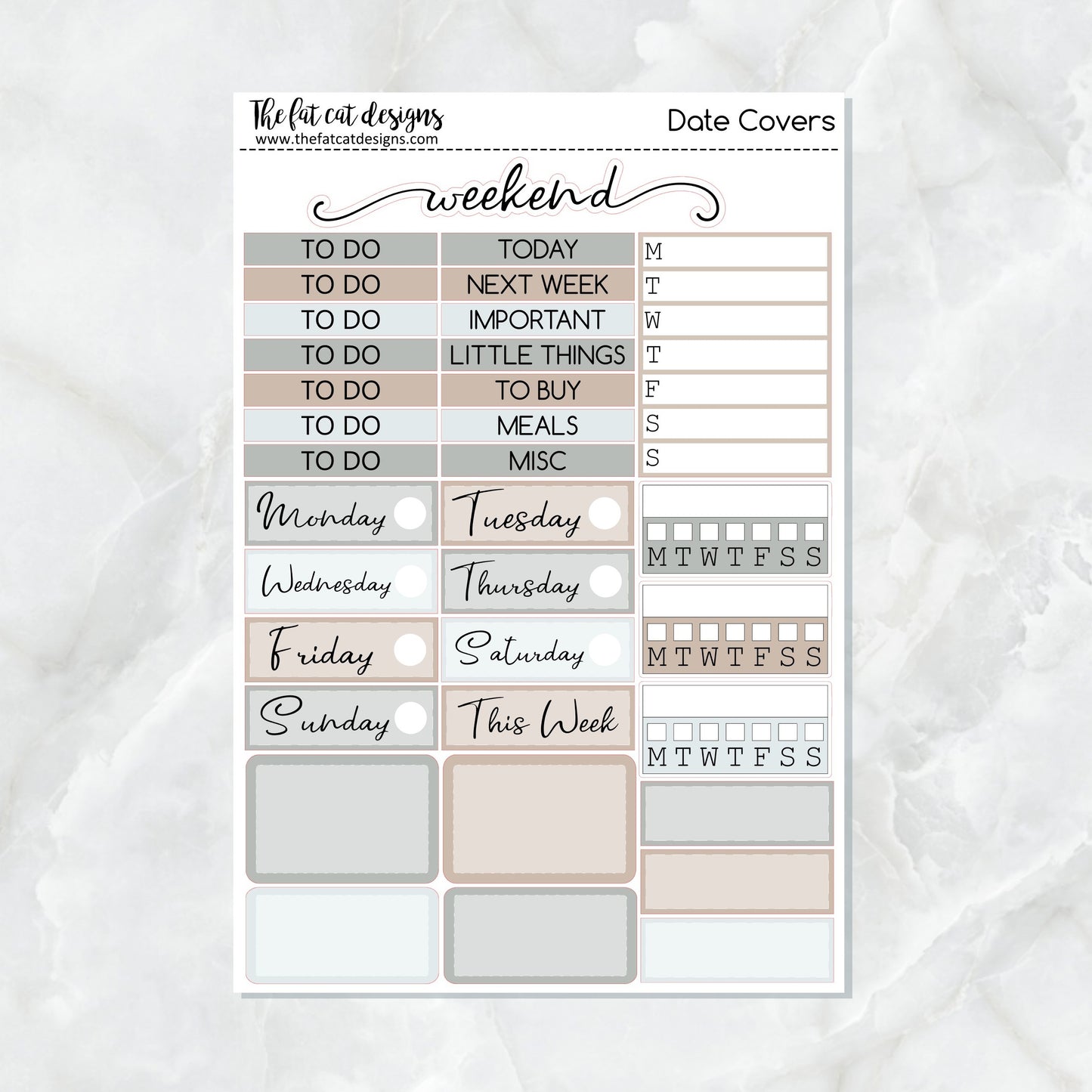 Winter Days Planner Stickers Standard Weekly Kit