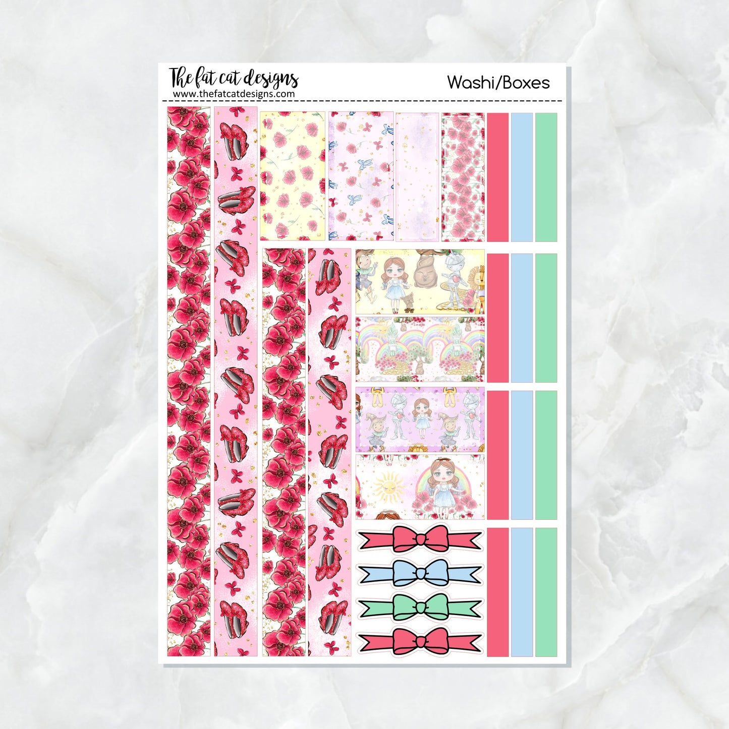 Wizard of Oz Planner Stickers Standard Weekly Kit