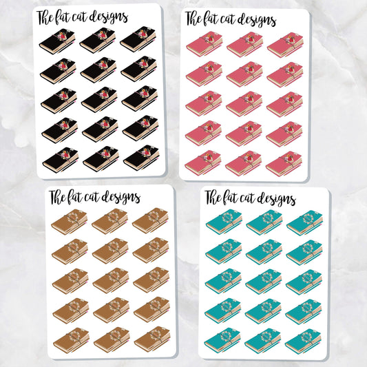 Travelers Notebook Stickers for Happy Planner Filofax Plum Paper Planners Travelers Notebooks