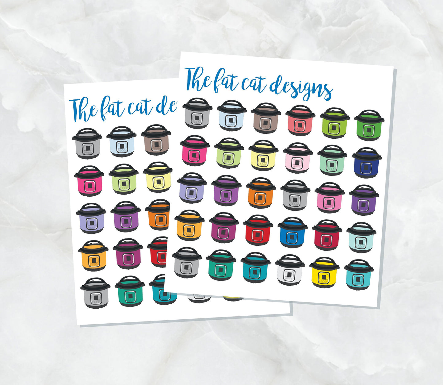 Instant Pot Planner Stickers for Happy Planner Filofax Plum Paper Planners Travelers Notebooks