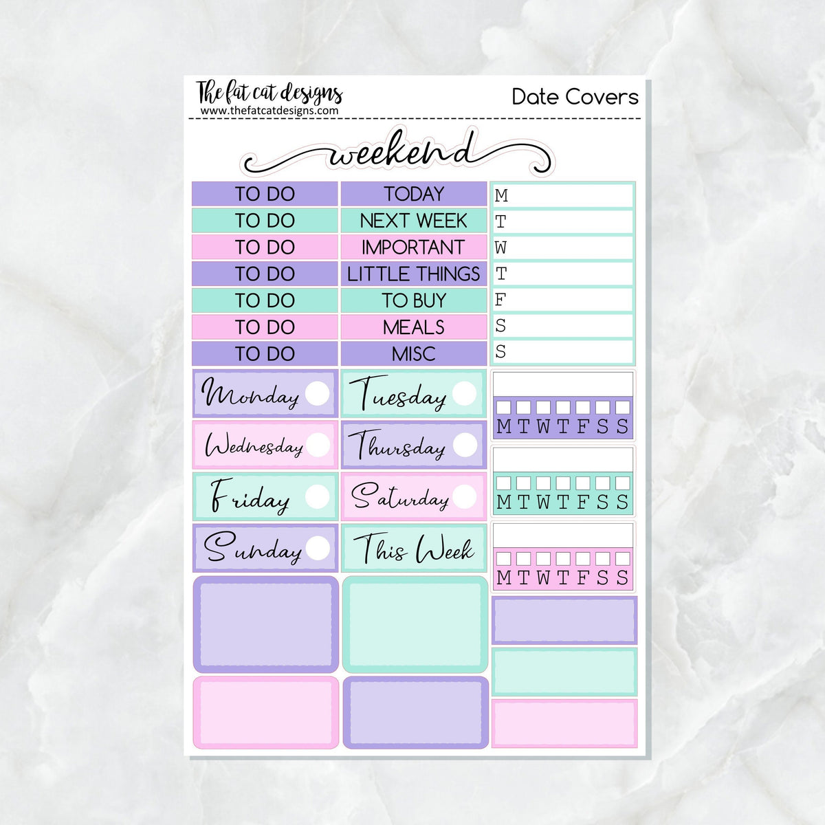 Creepy Cute Family planner stickers - Pastel goth stickers – The Planner's  World