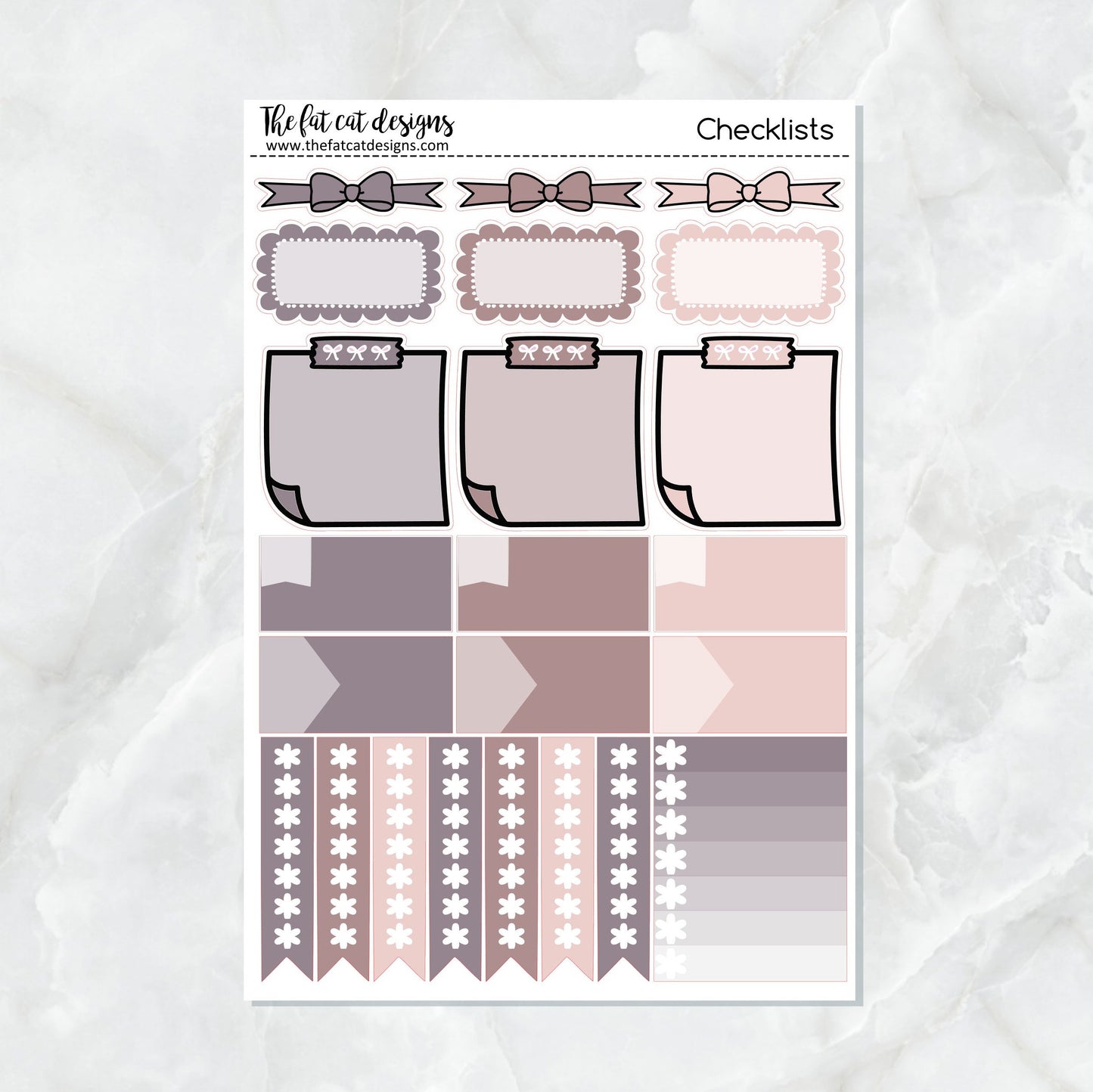 Midnight Garden Planner Stickers Standard Weekly Kit