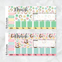 2024 Monthly Planner Stickers for the Hobonichi Weeks