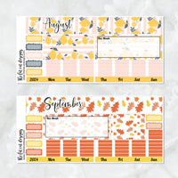 2024 Monthly Planner Stickers for the Hobonichi Weeks