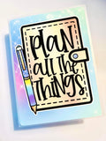 Planner Life Plan All The Things Sticker Album with 60 sheets for Planner Sticker Storage