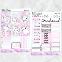 Hello Halloween Kitty Planner Sticker Kit for the Printpression B6 Erin Condren Travelers Notebooks