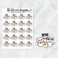 Sunny Flora Lily and Bud Best Friends Exclusive Dog Cat Die Cut Sticker Sheet