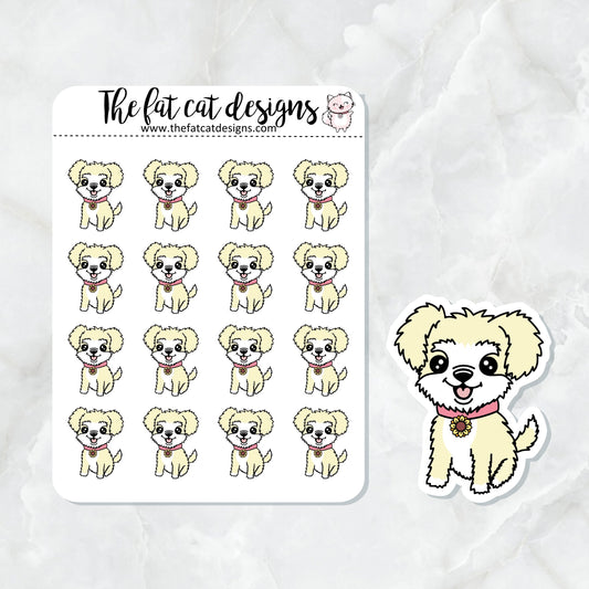 Hello Sunny Exclusive Dog Die Cut Sticker Sheet