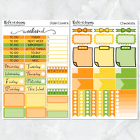 Sunny Loves Sunflowers Planner Stickers Standard Weekly Kit