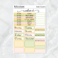 Beautiful Spring Planner Stickers Standard Weekly Kit