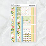 Beautiful Spring Planner Stickers Standard Weekly Kit