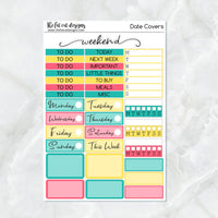 Birthday Celebration Planner Stickers Standard Weekly Kit