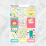 Birthday Celebration Planner Stickers Standard Weekly Kit