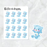 Cute Bears Mini Stickers and Die Cuts