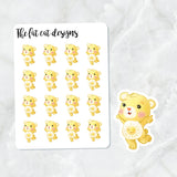 Cute Bears Mini Stickers and Die Cuts