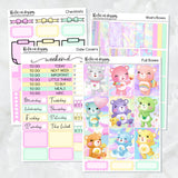 Care Bears Planner Stickers Standard Weekly Kit