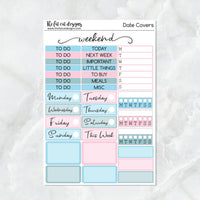 A Day at the Cat Cafe Planner Stickers Standard Weekly Kit