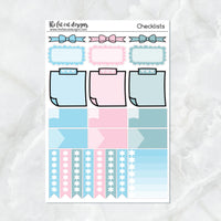 A Day at the Cat Cafe Planner Stickers Standard Weekly Kit