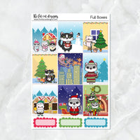 Meowy Merry Christmas with Flora, Lily and Bud Planner Stickers Standard Weekly Kit