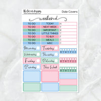 Easter Fun with Flora, Lily and Bud Planner Stickers Standard Weekly Kit