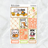 Fall Fun with Flora, Lily and Bud Planner Stickers Standard Weekly Kit