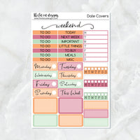 Pumpkin Spice Fall Planner Stickers Standard Weekly Kit