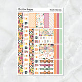 Pumpkin Spice Fall Planner Stickers Standard Weekly Kit