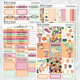 Pumpkin Spice Fall Planner Stickers Standard Weekly Kit