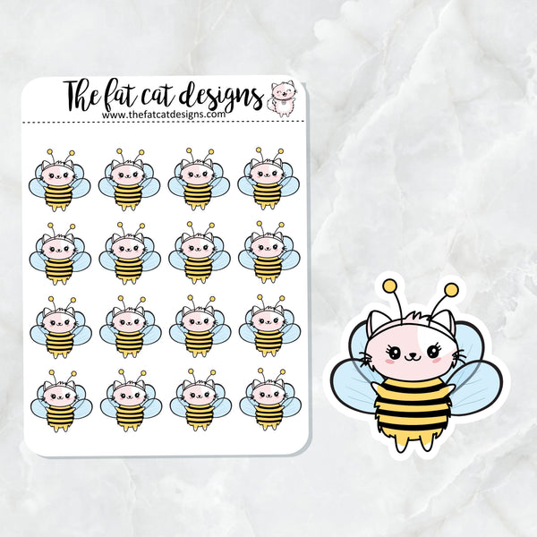 Flora the Bumble Bee Die Cut and Sticker Sheet Set