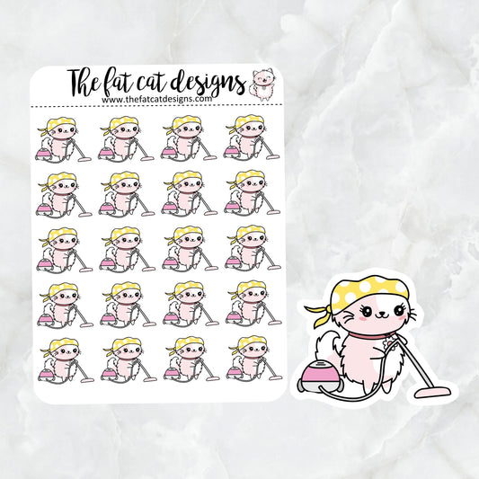 Flora Vacuums Die Cut and Sticker Sheet Set