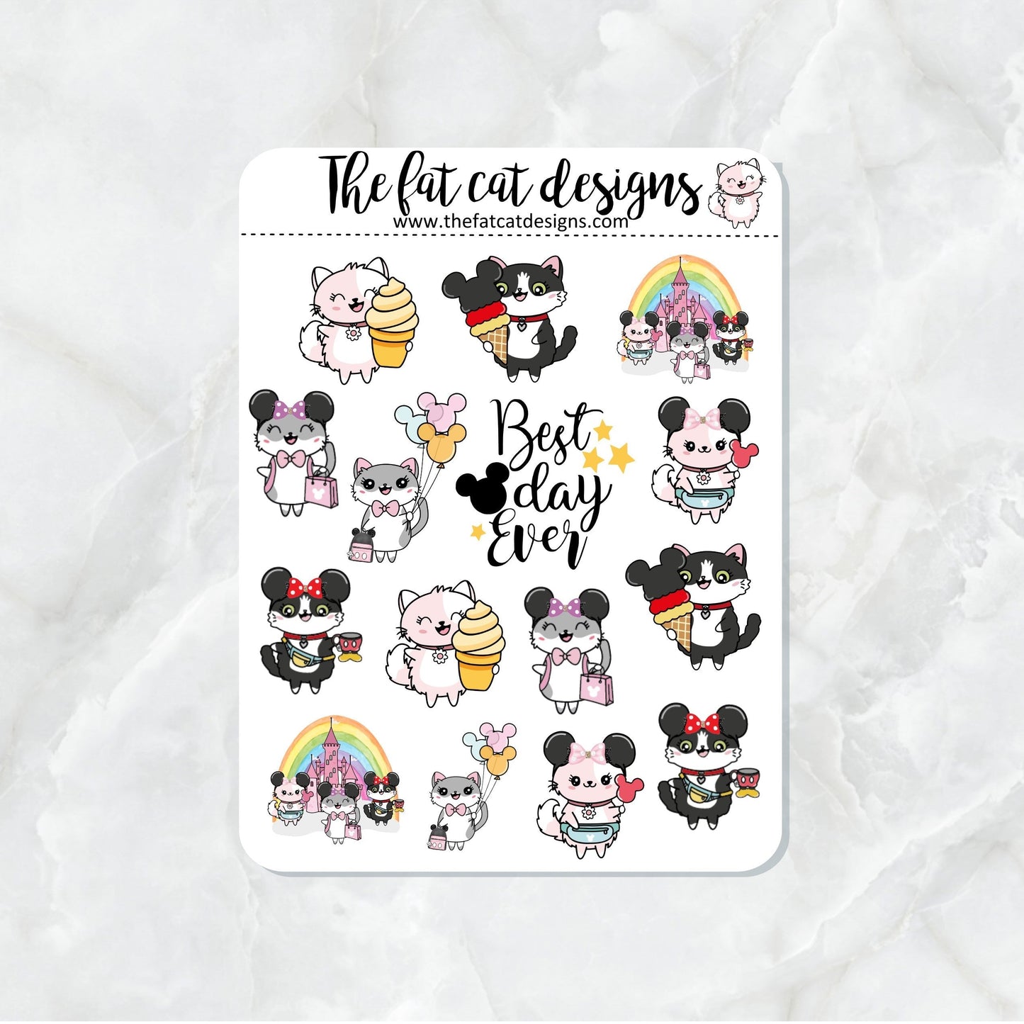 BUNDLE Flora's Magical Day Planner Stickers Hobonichi Weeks