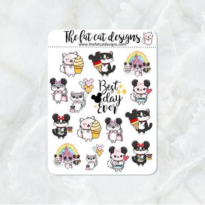 BUNDLE Flora's Magical Day Planner Stickers Hobonichi Weeks