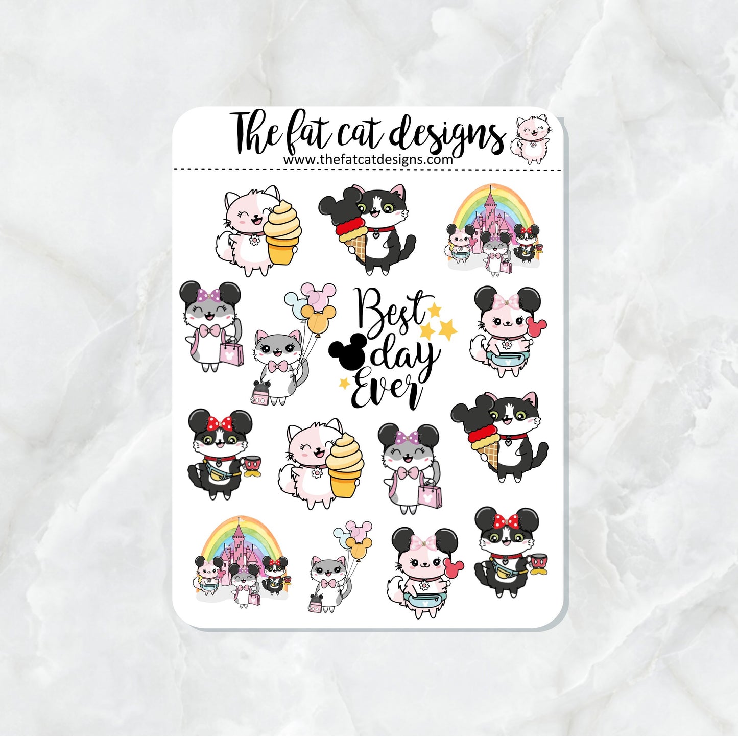 BUNDLE Flora's Magical Day Planner Stickers Standard Weekly Kit