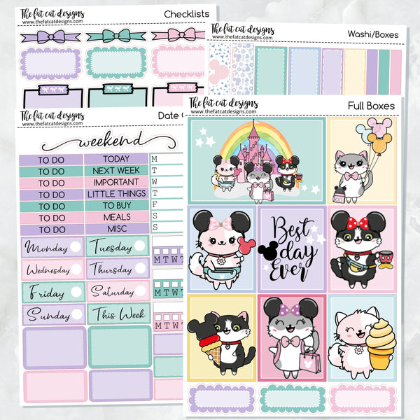 Flora's Magical Day Planner Stickers Standard Weekly Kit