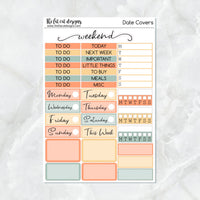 Groovy Days Planner Stickers Standard Weekly Kit