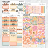 Groovy Days Planner Stickers Standard Weekly Kit