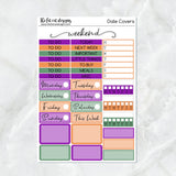 Halloween Curses Spells and Potions Planner Stickers Standard Weekly Kit