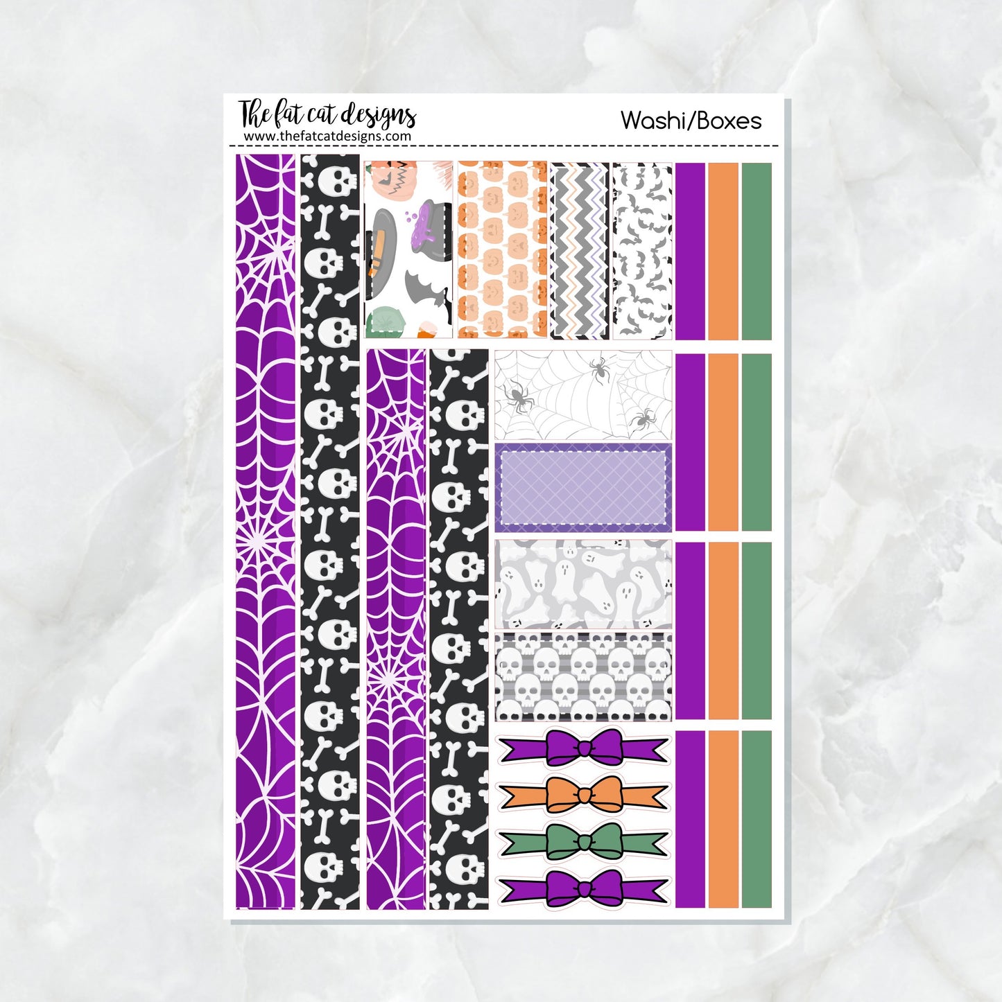 Halloween Curses Spells and Potions Planner Stickers Standard Weekly Kit