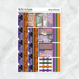 Halloween Night with Flora Lily and Bud Planner Stickers Standard Weekly Kit