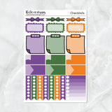 Halloween Night with Flora Lily and Bud Planner Stickers Standard Weekly Kit